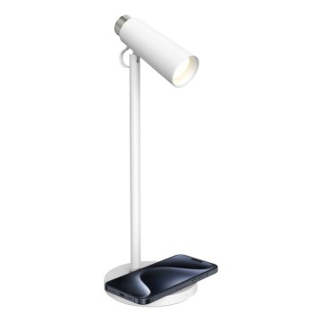 LED Димируема настолна лампа с безжично Qi зареждане TIT LED/12W/230V бял