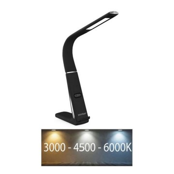 LED Димируема настолна лампа с безжично зареждане и сензор LORD EVO LED/8W/230V 3000K/4500K/6000K черен