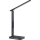 LED Димируема настолна лампа с безжично зареждане QI, дисплей и USB порт LED/7W/230V 3000-6000K черен
