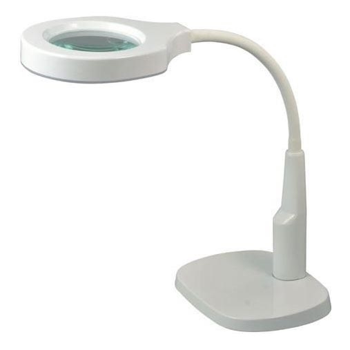 LED Димируема настолна лампа с бифокална лупа LED/6W/230V 6000-7000K бял