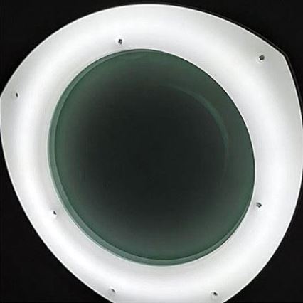 LED Димируема настолна лампа с лупа и щипка LED/8W/12/230V
