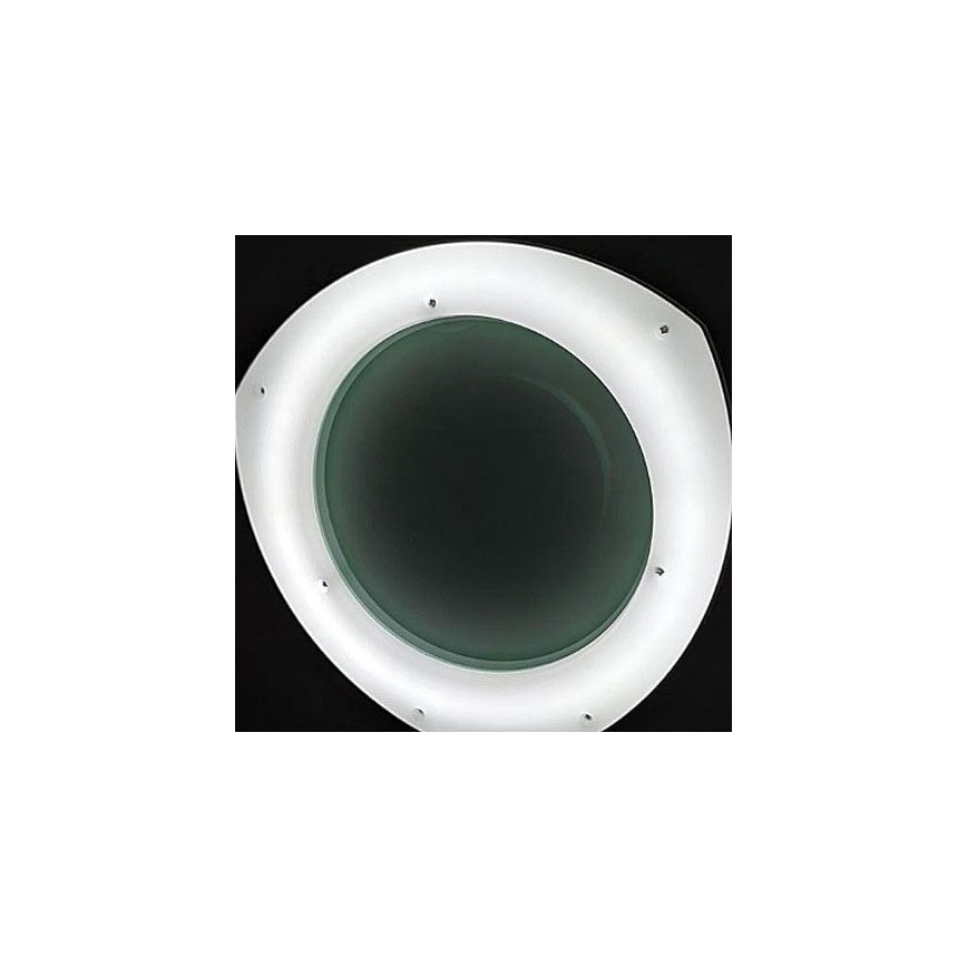 LED Димируема настолна лампа с лупа и щипка LED/8W/12/230V