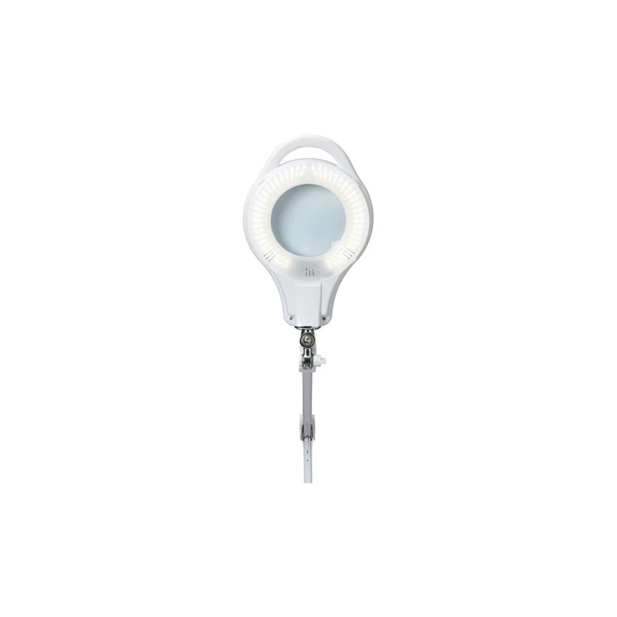 LED Димируема настолна лампа с лупа LED/10W/230V бяла