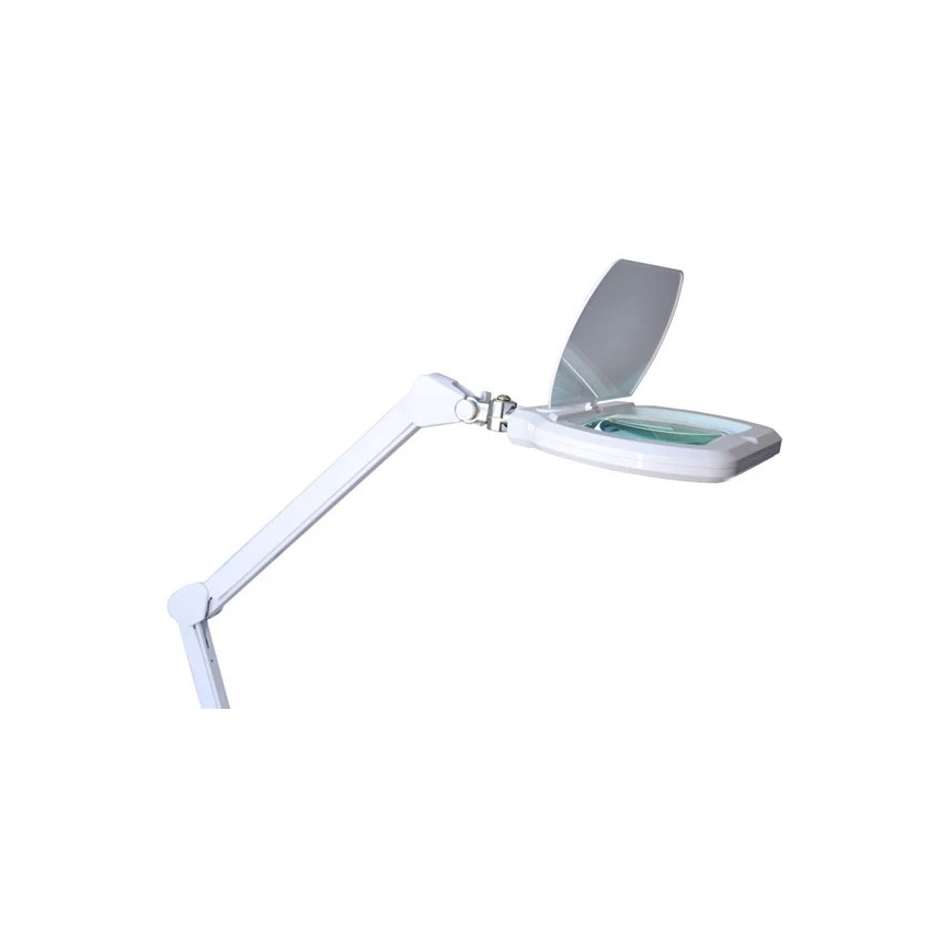 LED Димируема настолна лампа с лупа LED/12W/230V бяла