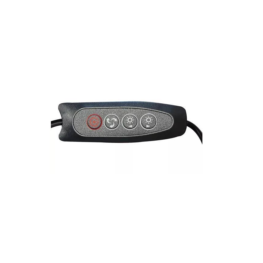 LED Димируема настолна лампа с лупа LED/6W/5V 3000K/4000K/6000K черен