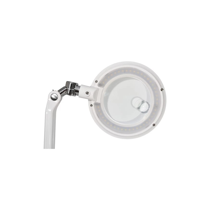 LED димируема настолна лампа с лупа LED/7W/230V 6500K бяла