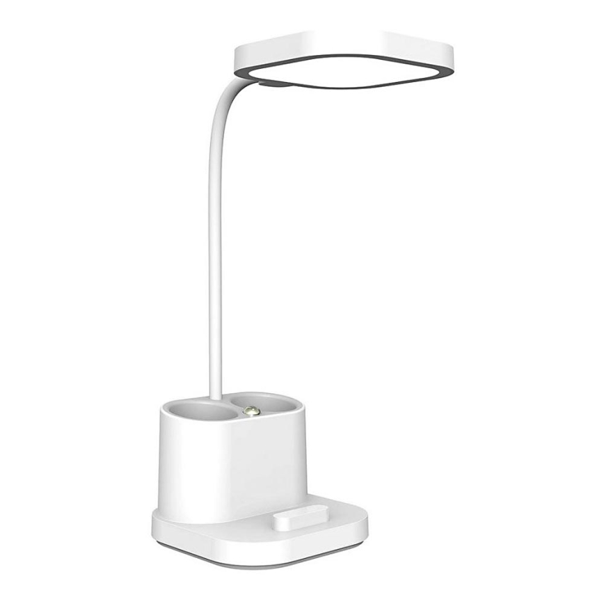 LED Димируема настолна лампа с моливник и външна батерия LED/5W/5V 2400mAh