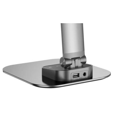 LED Димируема настолна лампа с USB LED/7,5W/230V 3000K/4000K/5500K антрацит