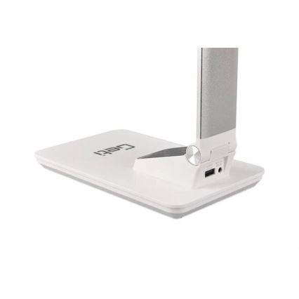 LED Димируема настолна лампа с USB LED/7W/230V 3000K/4000K/5500K бял