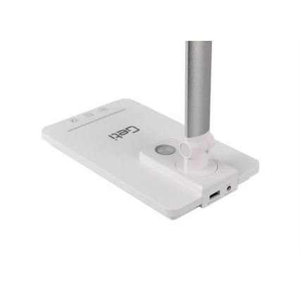 LED Димируема настолна лампа с USB LED/9W/230V 3000K/4000K/5500K бял