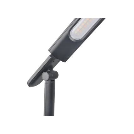 LED Димируема настолна лампа с USB LED/9W/230V 3000K/4000K/5500K черен