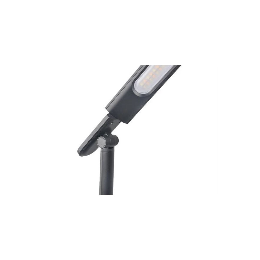 LED Димируема настолна лампа с USB LED/9W/230V 3000K/4000K/5500K черен