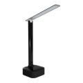 LED Димируема настолна лампа с високоговорител ROBIN MUSIC LED/7W/230V черна