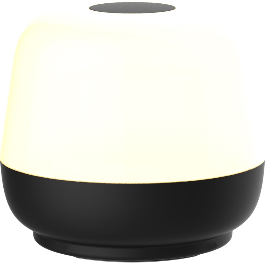LED Димируем докосване екстериорен настолна лампа SAMBA LED/1,2W/5V USB 1200 mAh IP44 черен
