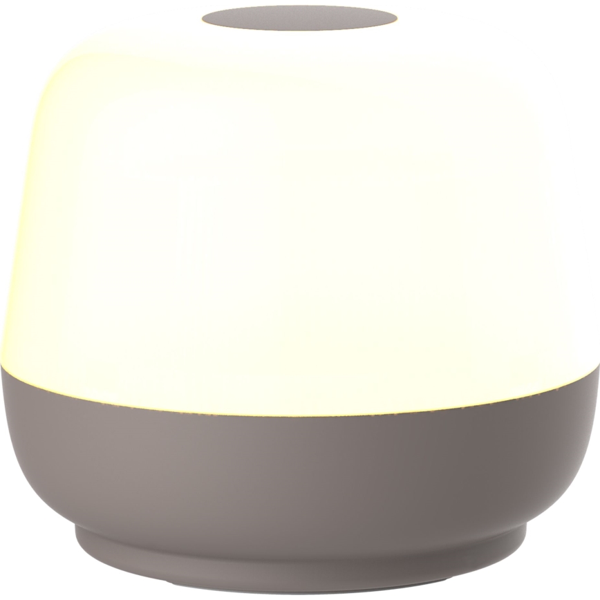 LED Димируем докосване екстериорен настолна лампа SAMBA LED/1,2W/5V USB 1200 mAh IP44 сив