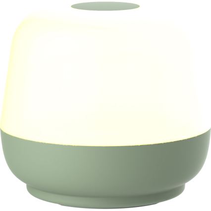 LED Димируем докосване екстериорен настолна лампа SAMBA LED/1,2W/5V USB 1200 mAh IP44 зелен