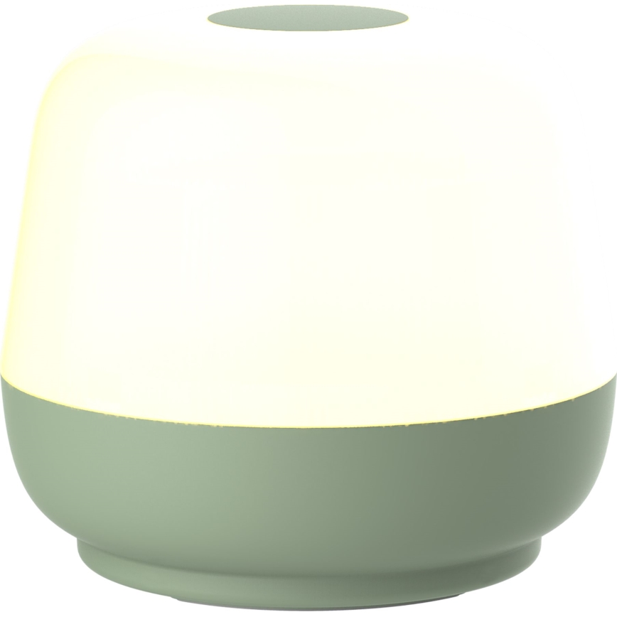 LED Димируем докосване екстериорен настолна лампа SAMBA LED/1,2W/5V USB 1200 mAh IP44 зелен