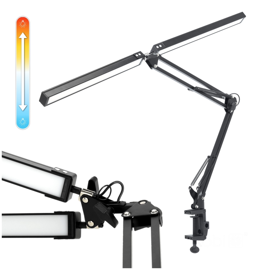 LED Димируема настолна лампа TENUIX DUO 2xLED/14W/230V 3000-6000K