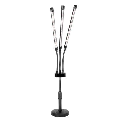 LED Димируем flexible настолна лампа за отглеждане на растения VITARO 3xLED/10W/230V черен