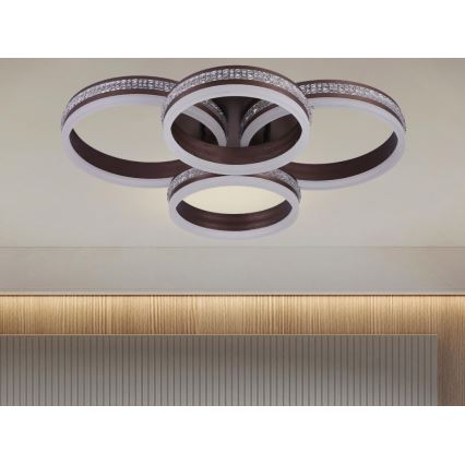 LED димируема плафониера LED/150W/230V 3000-6500K + дистанционно управление