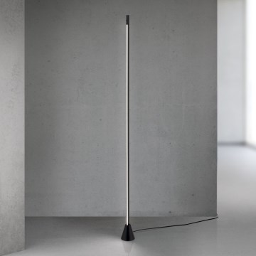 LED димируема подова лампа със сензор за движение SOJIE LED/26W/230V черна