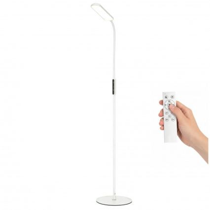 LED подова лампа TEILO с възможност за димиране LED/10W/230V 3000/4000/6500K бяла + дистанционно управление