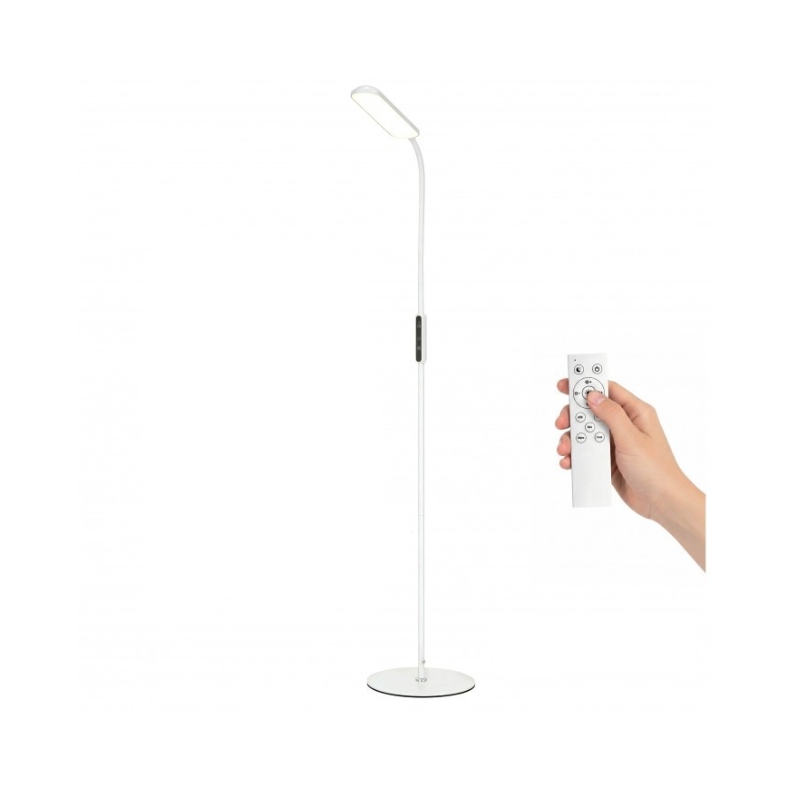 LED подова лампа TEILO с възможност за димиране LED/10W/230V 3000/4000/6500K бяла + дистанционно управление