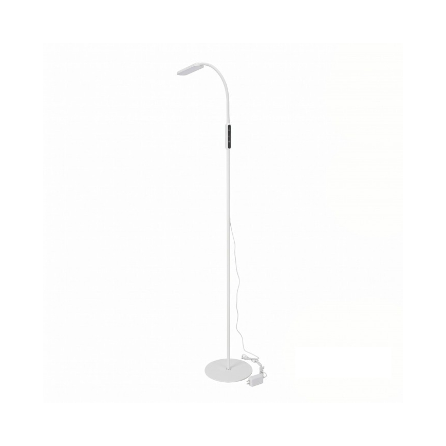 LED подова лампа TEILO с възможност за димиране LED/10W/230V 3000/4000/6500K бяла + дистанционно управление