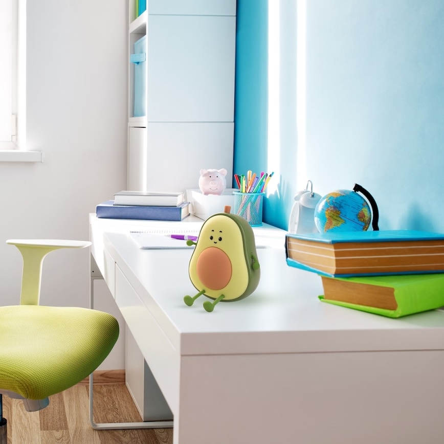 Димируема презареждаема сензорна детска нощна лампа AVOCADO LED/1W/5V 1200 mAh