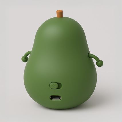Димируема презареждаема сензорна детска нощна лампа AVOCADO LED/1W/5V 1200 mAh