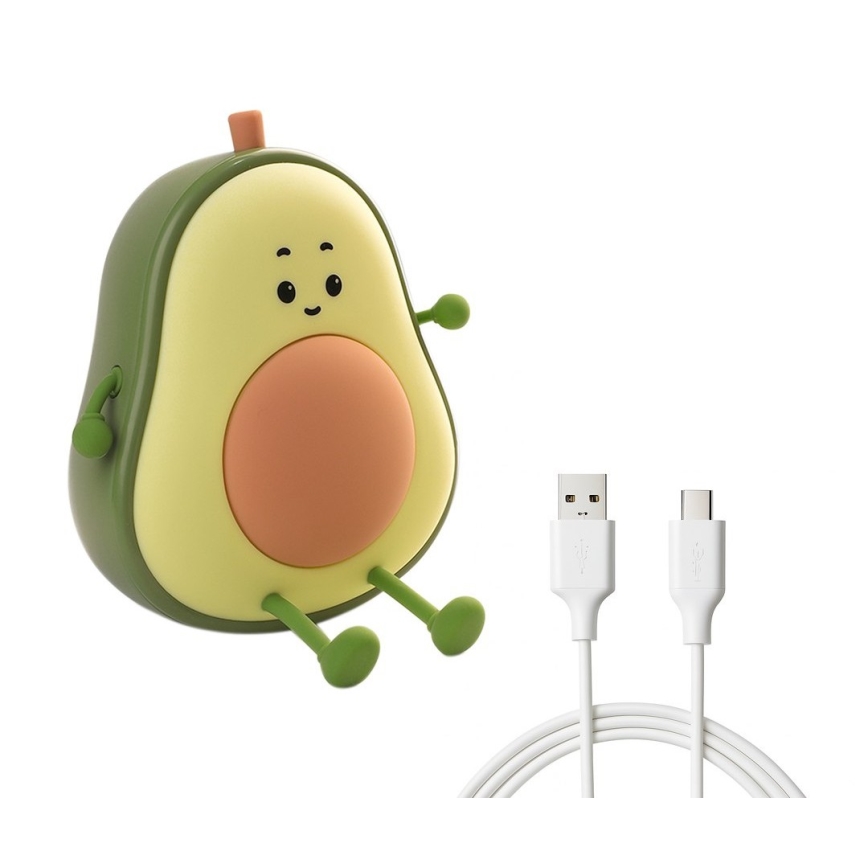 Димируема презареждаема сензорна детска нощна лампа AVOCADO LED/1W/5V 1200 mAh