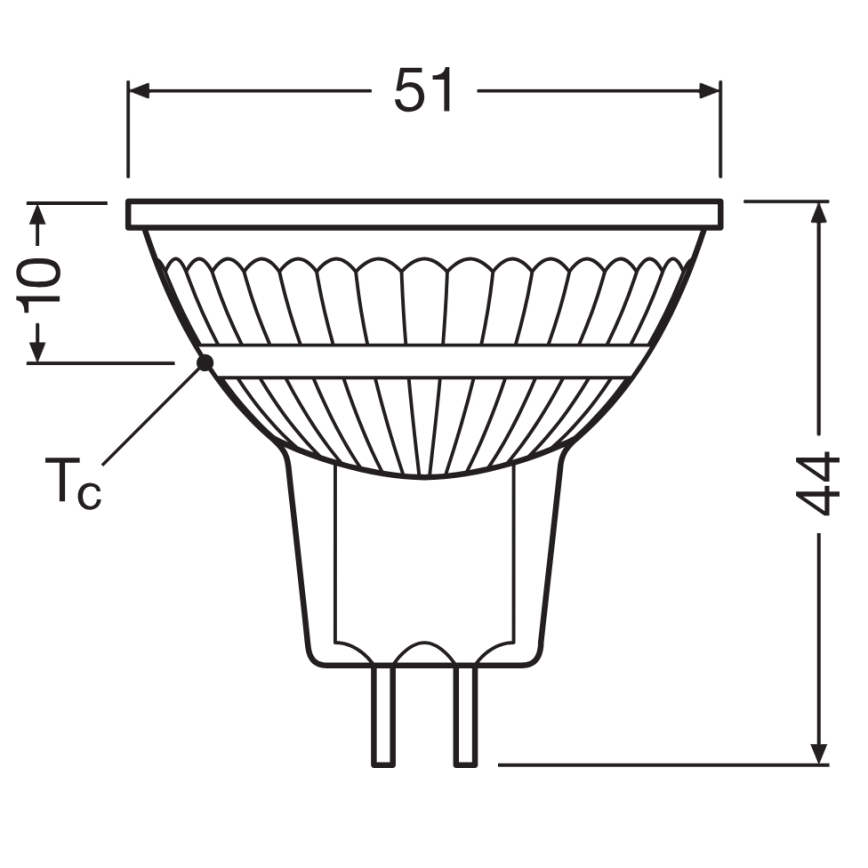 Димируема LED рефлекторна крушка MR16 GU5,3/5,3W/12V 3000K 36° CRI 97 - Ledvance