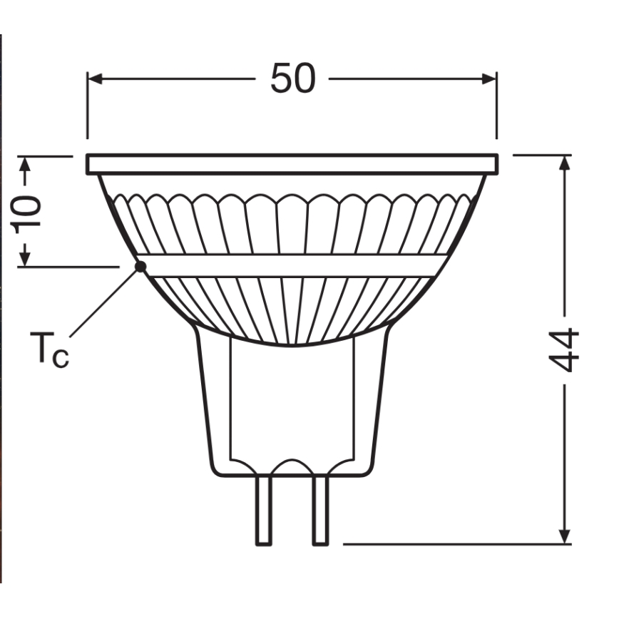 LED димируема рефлекторна лампа MR16 GU5,3/3,4W/12V 4000K 36° CRI 90 - Ledvance