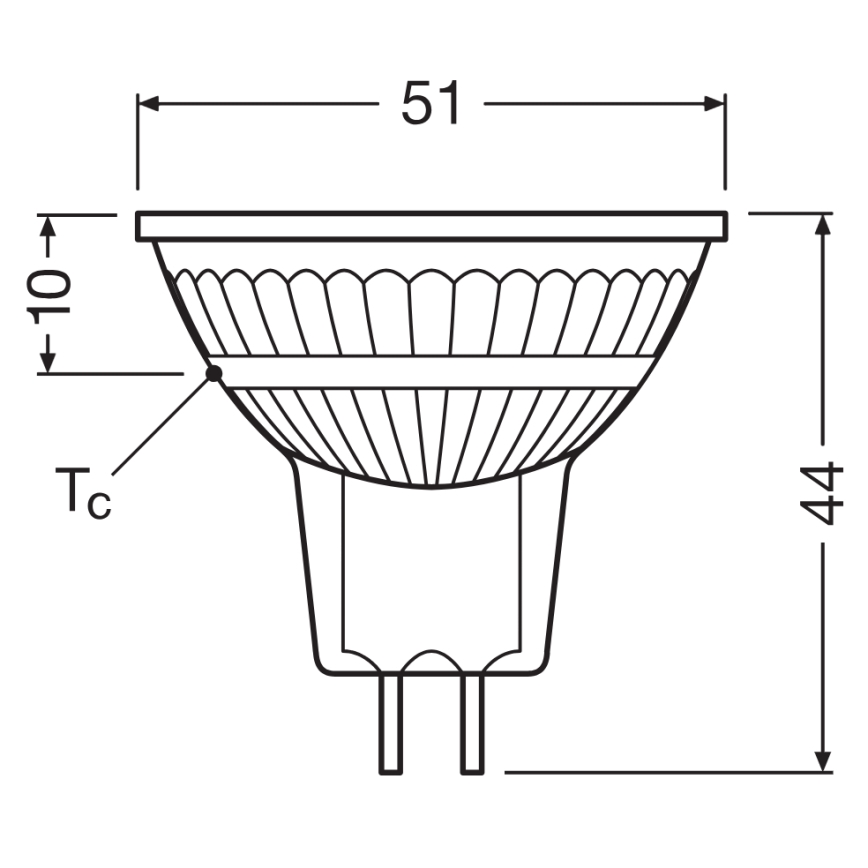 Димируема LED рефлекторна крушка MR16 GU5,3/5,3W/12V 4000K 36° CRI 97 - Ledvance