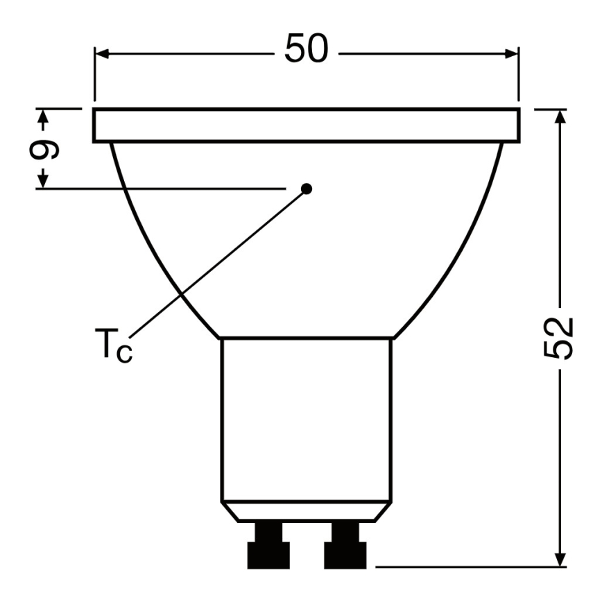 LED димируема рефлекторна крушка PAR16 GU10/7W/230V 2700K 120° CRI 90 - Ledvance
