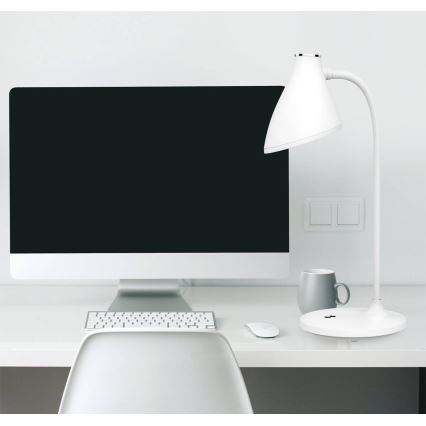 LED димируема сензорна настолна лампа LED/5W/5V 2400 mAh