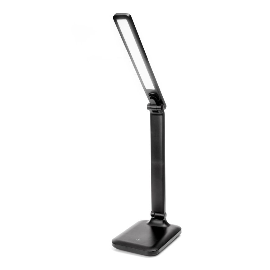 LED Димируема сензорна настолна лампа с безжично зареждане и USB порт REMUS LED/5W/230V черен
