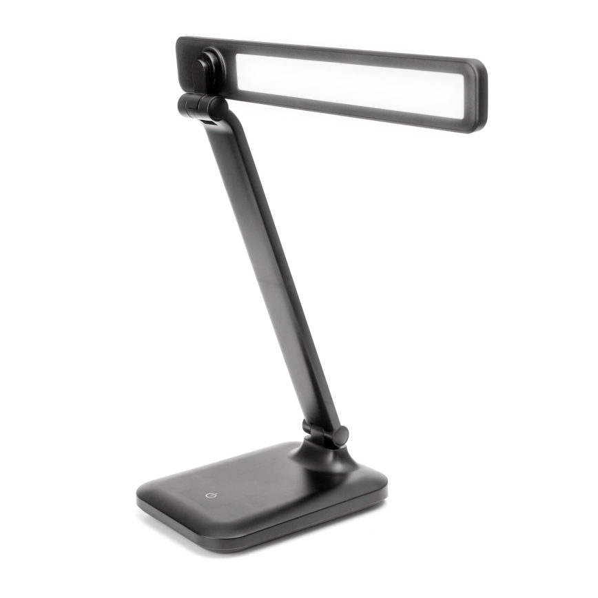 LED Димируема сензорна настолна лампа с безжично зареждане и USB порт REMUS LED/5W/230V черен