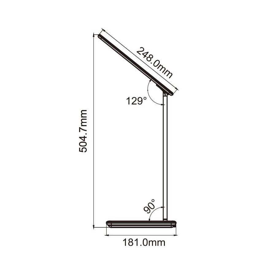 LED Димируема сензорна настолна лампа с безжично зареждане JOY LED/6W/230V + USB бяла
