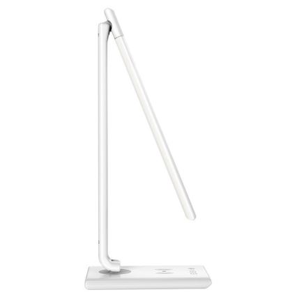 LED Димируема сензорна настолна лампа с безжично зареждане MEGGIE LED/8W/230V + USB