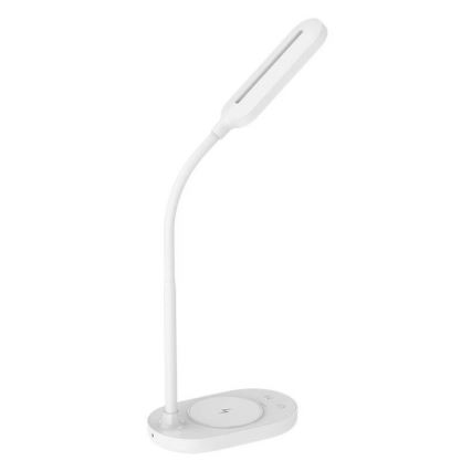 LED Димируема сензорна настолна лампа с безжично зареждане OCTAVIA LED/7W/230V бяла