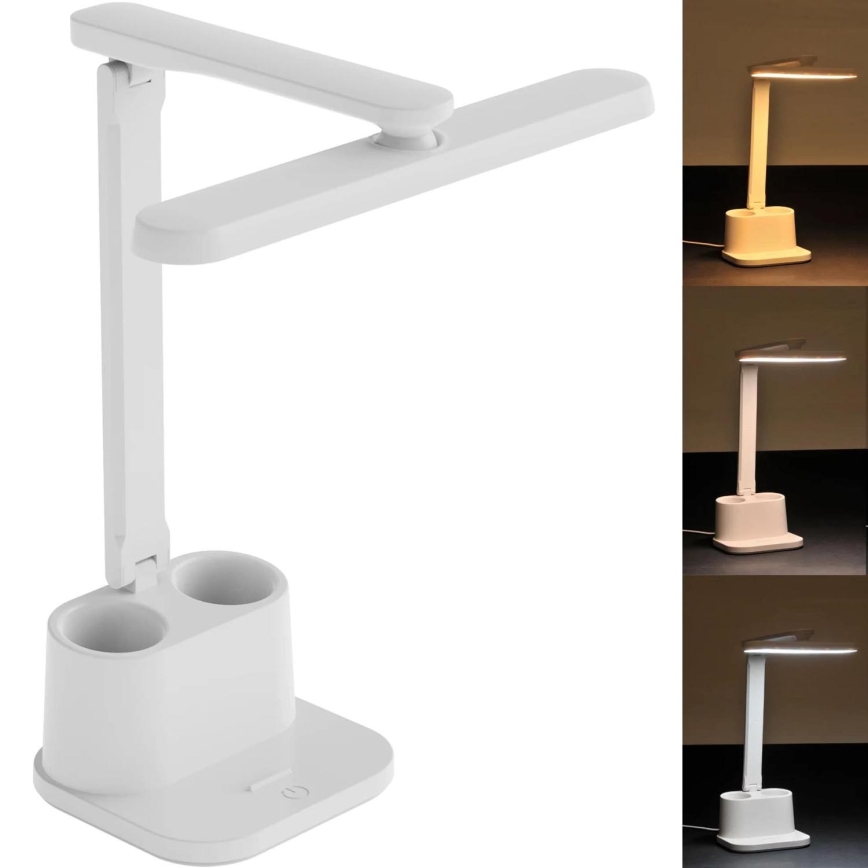 LED Димируема сензорна настолна лампа BARI LED/6W/230V бял