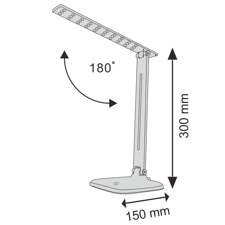 LED Димируема сензорна настолна лампа JOWI LED/8W/230V бял