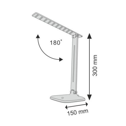 LED Димируема сензорна настолна лампа JOWI LED/8W/230V черен