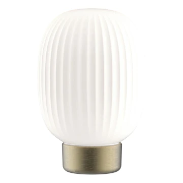 LED Димируема сензорна настолна лампа LATTE LED/1,8W/5V USB 2000 mAh златист/бял