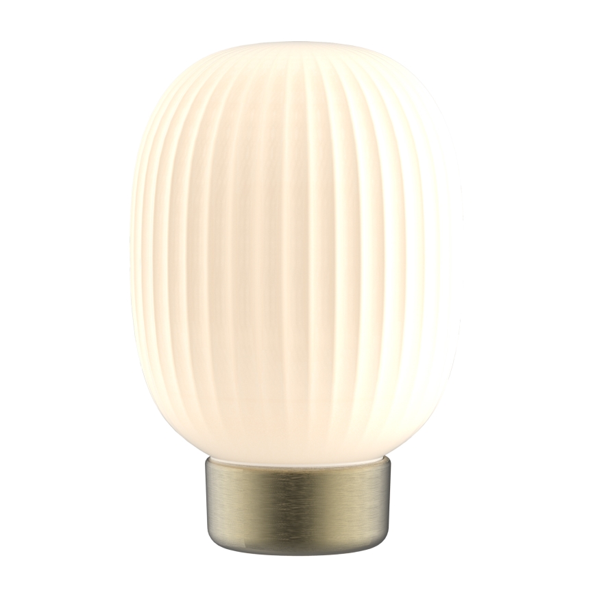 LED Димируема сензорна настолна лампа LATTE LED/1,8W/5V USB 2000 mAh златист/бял