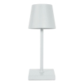 LED Димируема сензорна настолна лампа LED/3,5W/5V 5200 mAh IP54 бял