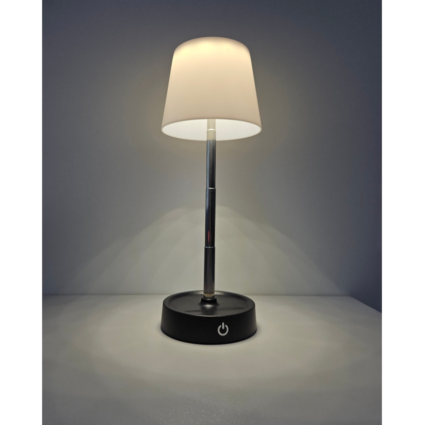 LED Димируема сензорна настолна лампа LED/3W/5V USB 800 mAh бял