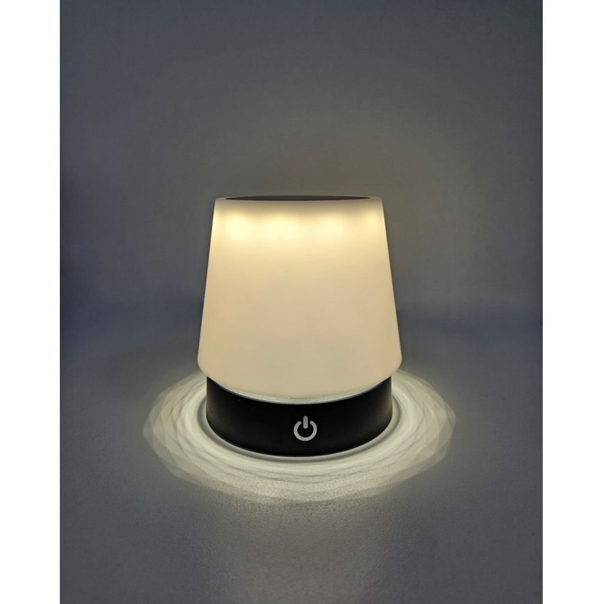 LED Димируема сензорна настолна лампа LED/3W/5V USB 800 mAh бял