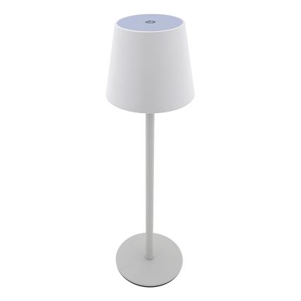 LED Димируема сензорна настолна лампа LED/5W/5V USB 1200 mAh бял
